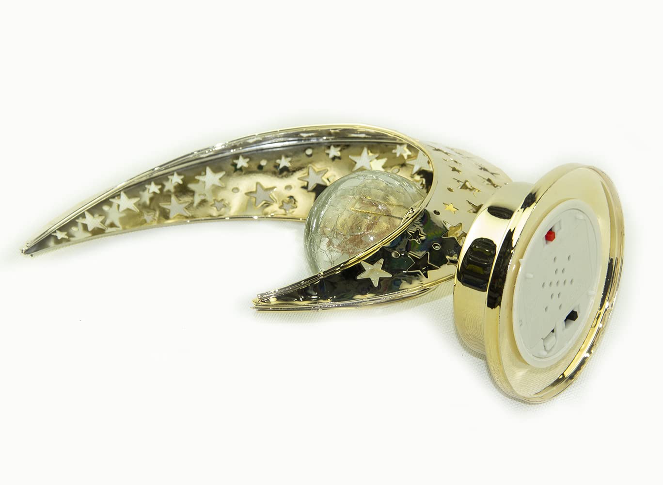 مصباح LED بتصميم القمر العربي للزينة في رمضان، ديكور طاولة داخلي وخارجي