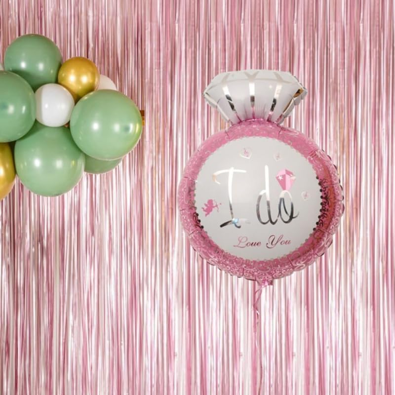 بلونة كبيرة على شكل خاتم خطوبة – مثالية لحفلات الخطوبة والوداع للعزوبية