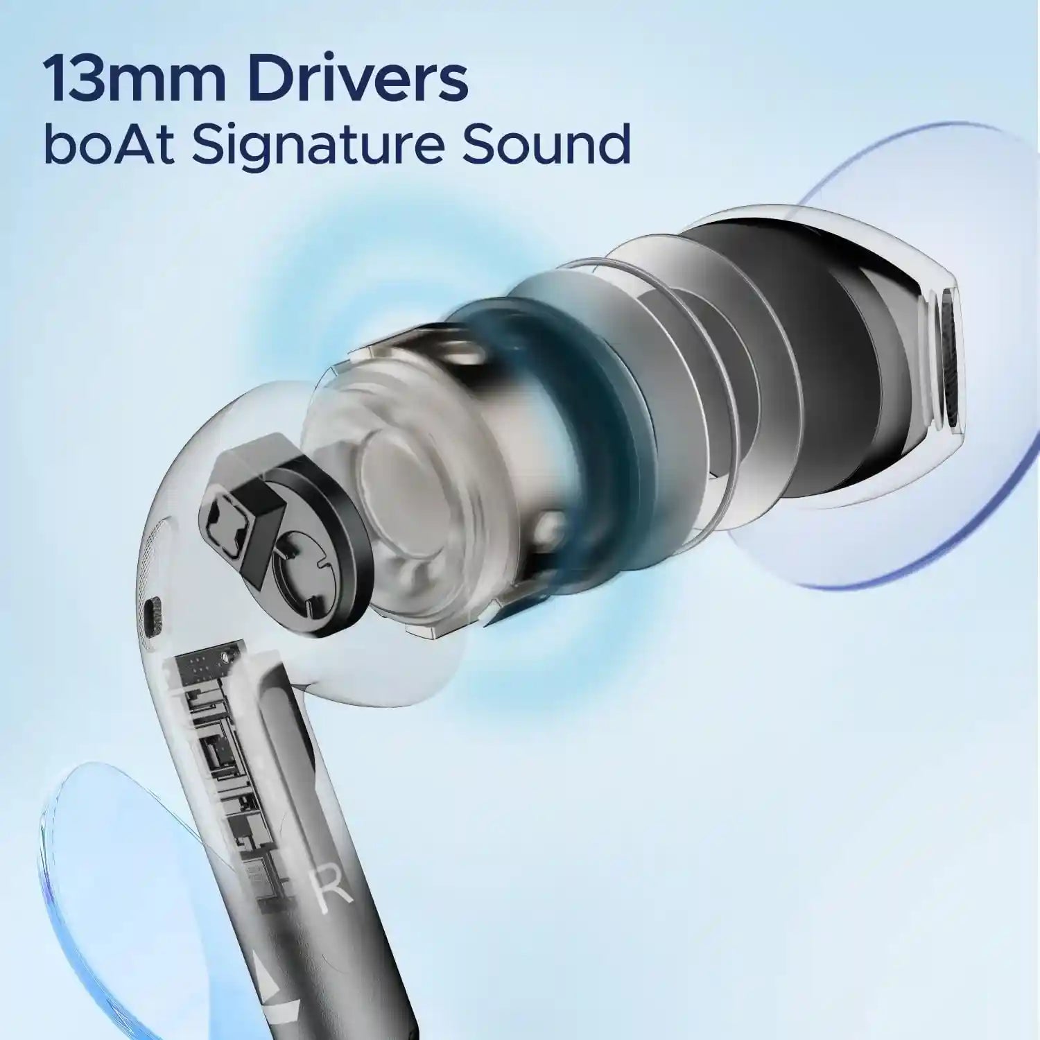 استمتع بصوت لاسلكي سلس مع سماعة boAt اللاسلكية بتقنية البلوتوث. توفر هذه السماعة جودة صوت واضحة وباس عميق، مما يجعلها مثالية للموسيقى والمكالمات والتمارين الرياضية