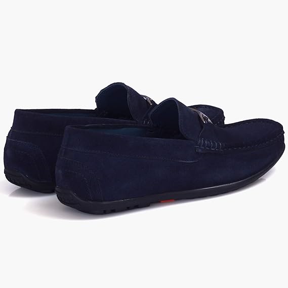 Burwood Men Flat Shoes Dark Blue Casual Comfortable Footwear