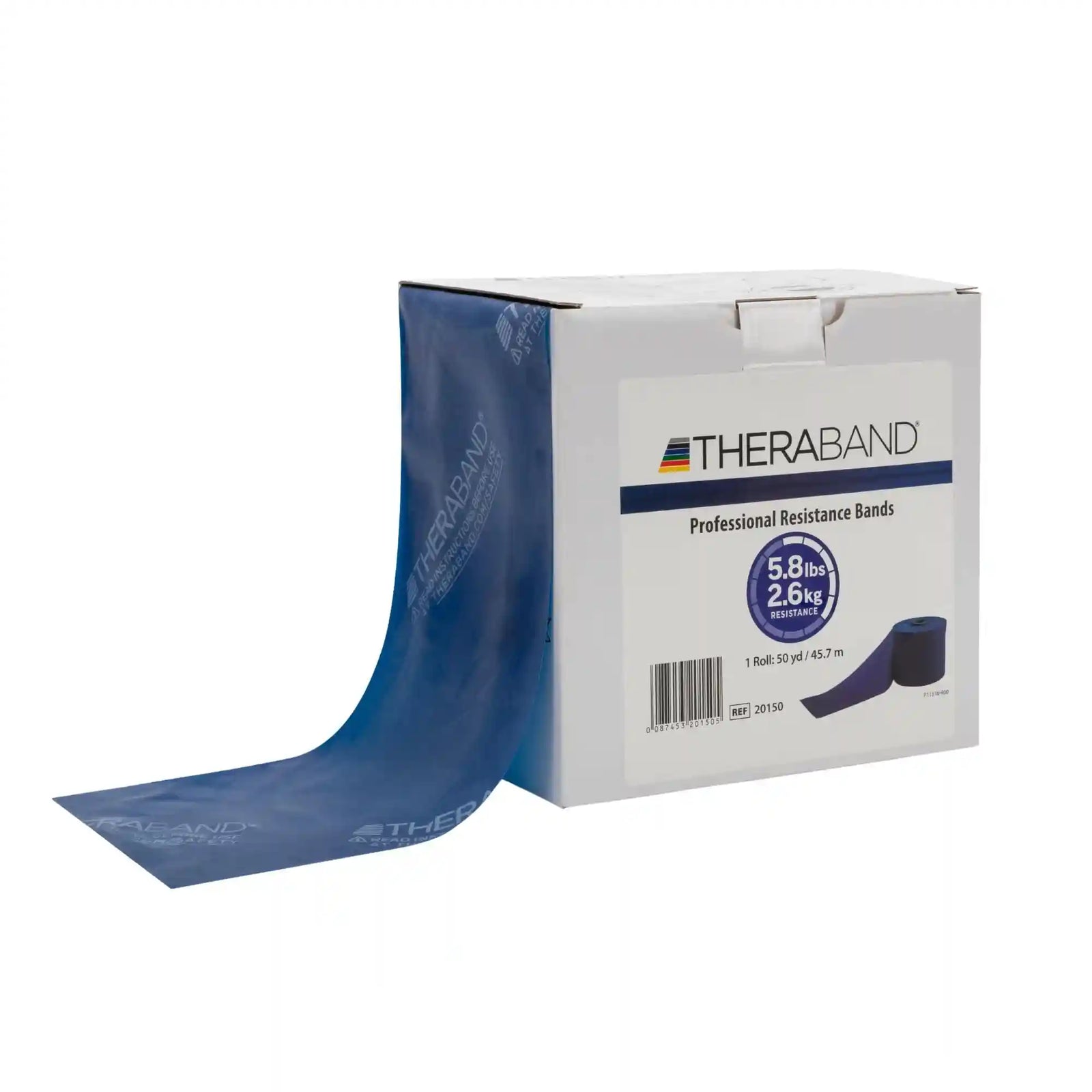 Theraband Resistance Bands, 50 Yard Roll Professional Latex Elastic Fitness Band For Upper & Lower Body & Core Exercise, Physical Therapy, Pilates, Yoga, Stretching, Home Workouts, & Rehab