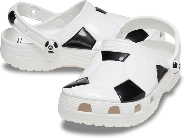 Crocs Boys Slipper White Kids Graphic Pattern Comfort – Safqqa Egypt