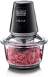 BLACK+DECKER 400W Glass Chopper GC400-B5 1.2L 4-Blade Ice Crushing