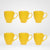 Porcelain Cappuccino Mug Set – 6‑Piece Elegant Tableware