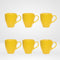 Porcelain Cappuccino Mug Set – 6‑Piece Elegant Tableware