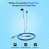 pTron (High Bass Earphones) in Ear Wired Earphones with Mic, 10mm Powerful Driver for Stereo Audio, Noise Cancelling Headset with 1.2m Tangle-Free Cable & 3.5mm Aux - (Blue)