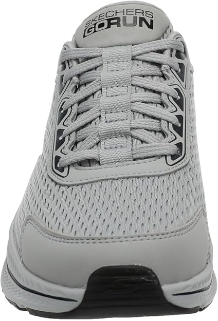 Skechers Men Running Shoes Light Grey Lightweight Performance Sneakers