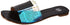 Club Aldo Letter Print Square Toe Slides for Women
