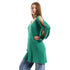 JAMILA Women Wide Round Collar Tunic With Sided Sleeves Slits TUNIC