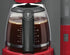 Bosch Comfort Line TKA6A044 Coffee Machine, Flavor Protection Glass Jug, Automatic Limit Switch, Programmable to 20/40/60 Minutes, 1200 W, Red /