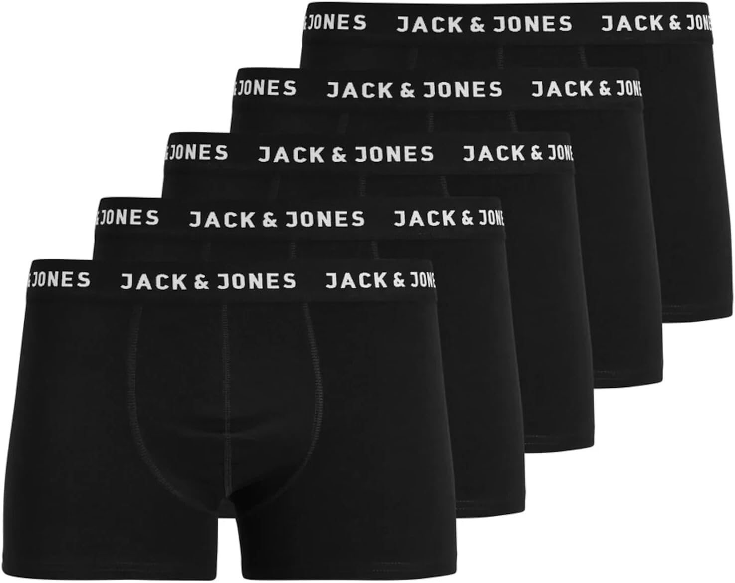 JACK & JONES Men's 5-Pack Huey Boxers (pack of 5)