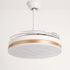 Enarat Fini ceiling fan with hidden blades-40-Inch Size, White