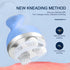 LIARTY Electric Scalp Massager, Portable Rechargeable Head Massager with 4 Removable Massage Claws, Waterproof Handheld Hair Scalp Scratcher Massage for Neck Shoulder Body, Blue