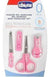 Chicco Child & Baby Manicure - Set Scissors Nail Filer & Clippers Pink - Safqqa Egypt