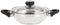 Anjali Fiesta Stainless Steel Kadai with Lid – 1.3 Litres