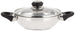 Anjali Fiesta Stainless Steel Kadai with Lid – 1.3 Litres - Safqqa