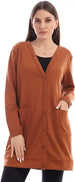 Jamila Women's Long Sleeve Buttoned Cardigan Sweater - Havan - Safqqa