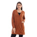 JAMILA  Long Sleeves Soft Cardigan With Buttons,Lightweight, breathable, and gentle on the skin. - Safqqa