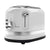 Ariete Moderna 2 Slice Toaster 0149W with 6 Browning Levels, Auto Eject, Crumb Tray, Defrosting and Reheating Functions, Cord Wrap, Metal Body, 800W, White