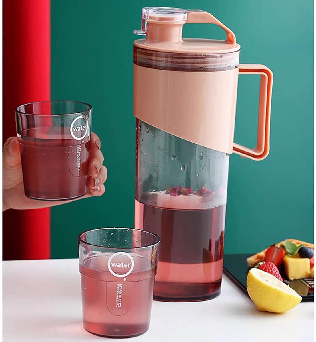 Hot & Cold Beverage Set – 4 Cups with Sealed Lid
