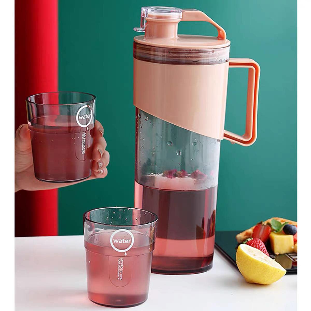 Hot & Cold Beverage Set – 4 Cups with Sealed Lid