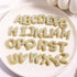 Boolygo Bubble Letter N Necklace Gold Plated Initial Pendant