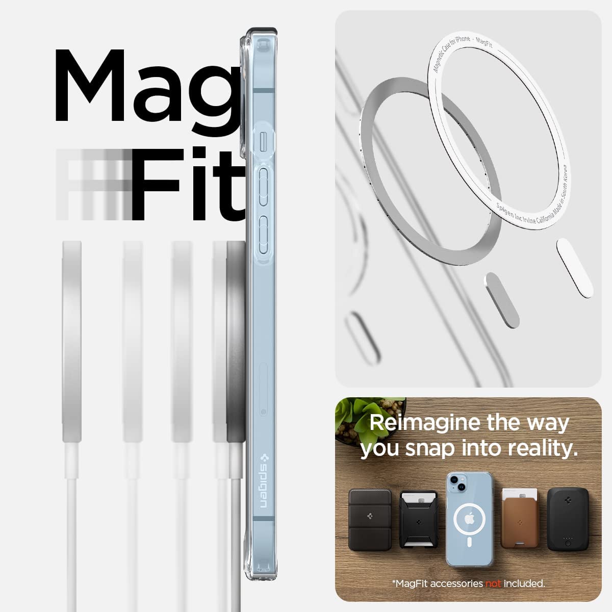 (آيفون 14 بلس) غطاء شفاف مغناطيسي لآيفون 14 بلس، متوافق مع MagSafe، غطاء هاتف ناعم رقيق للغاية من السيليكون TPU مقاوم للصدمات مضاد للخدش غير قابل للانزلاق غطاء واقي