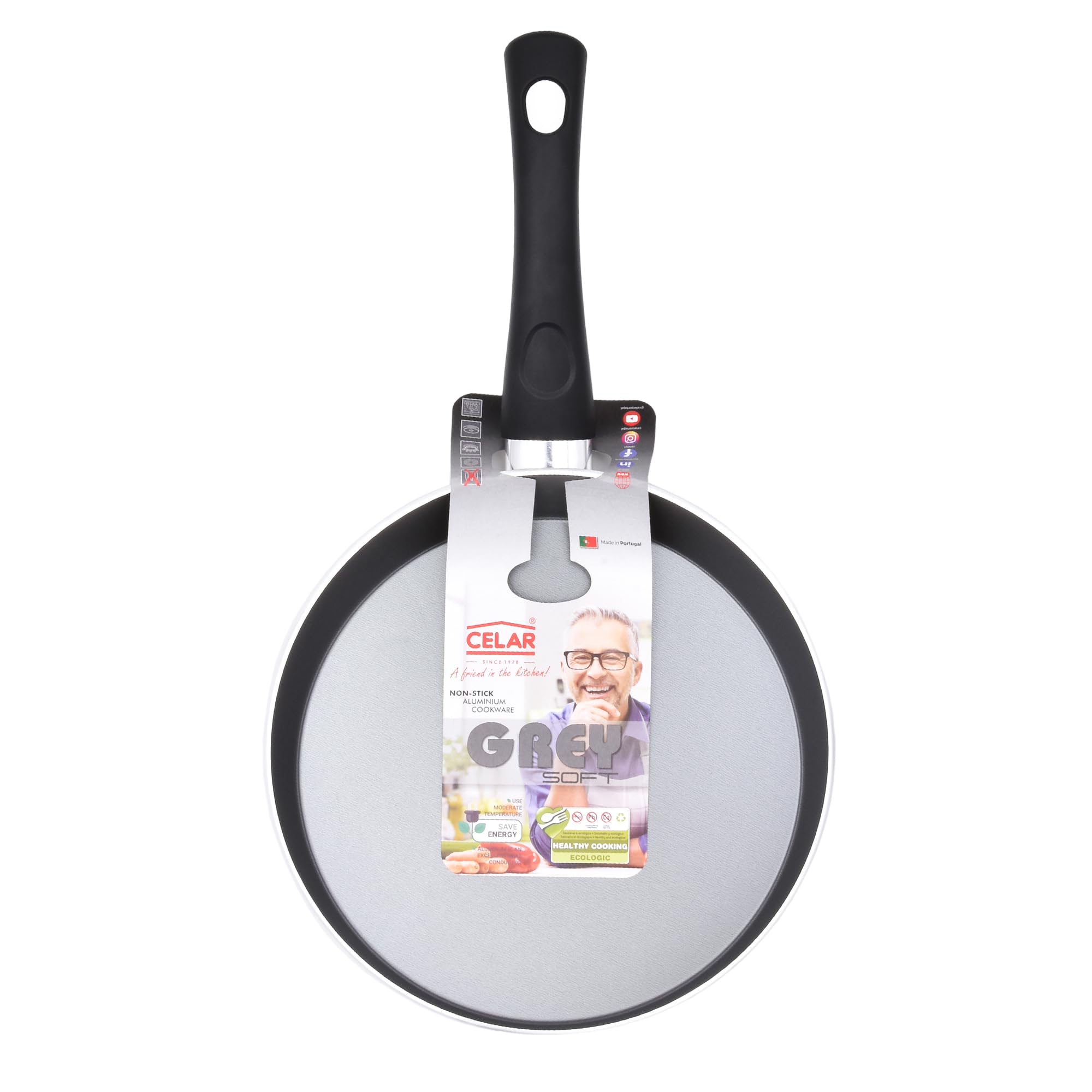 Celar Aluminum Crepe Pan Non-stick , 24 cm
