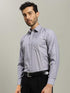 Styleville.in Men Formal Shirt Dark Grey Classic Office Wear