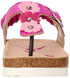 Bellino Flower Embellished Elastic Back Strap Thong Sandals for Girls- Damage Box