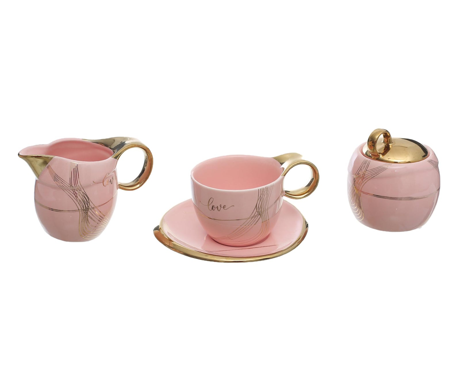 Oxford TJ0015 24-Piece Tea Set – Elegant Porcelain Design