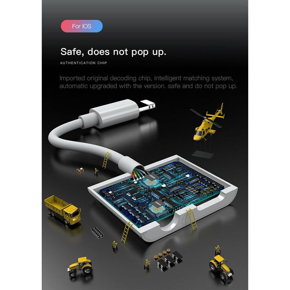 Joyroom S-Y104 Ben Series Lightning Audio and Charging Cable - White