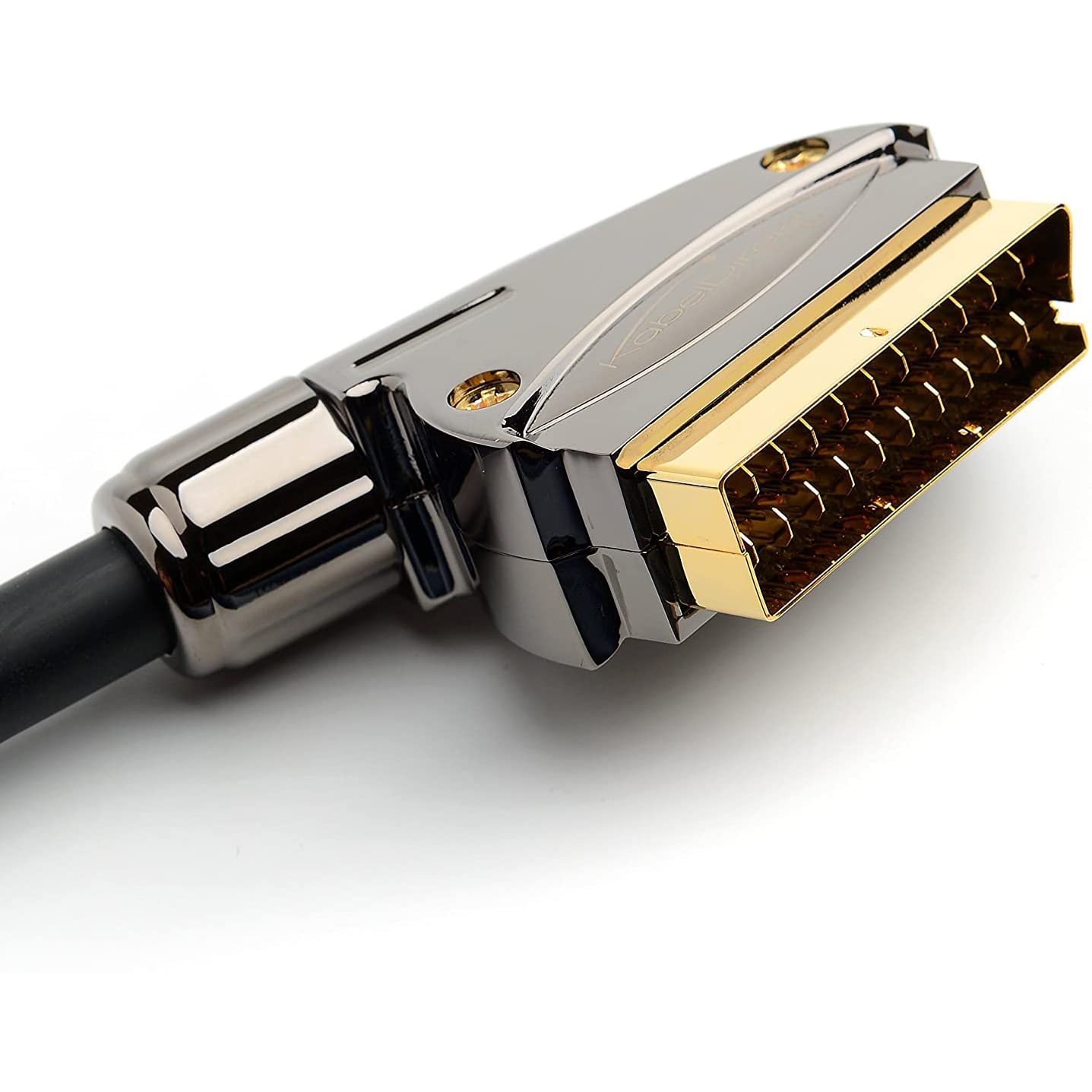 KabelDirekt – 3m SCART cable (21-pin, multiple shieldings, precision connector, full HD) PRO Series