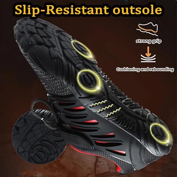 MIFAWA Men Training Shoes Black Lightweight Performance Sneakers – Safqqa Egypt