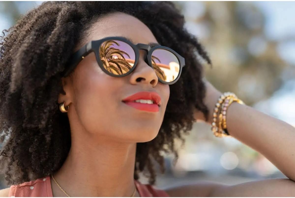 بوز مجموعة عدسات فريمز مع عدسات بديلة قابلة للتبديل, ذهبي وردي