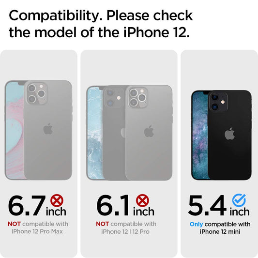 حافظة SPIGEN ULTRA HYBRID مصممة لآيفون 12 ميني (2020) - أحمر