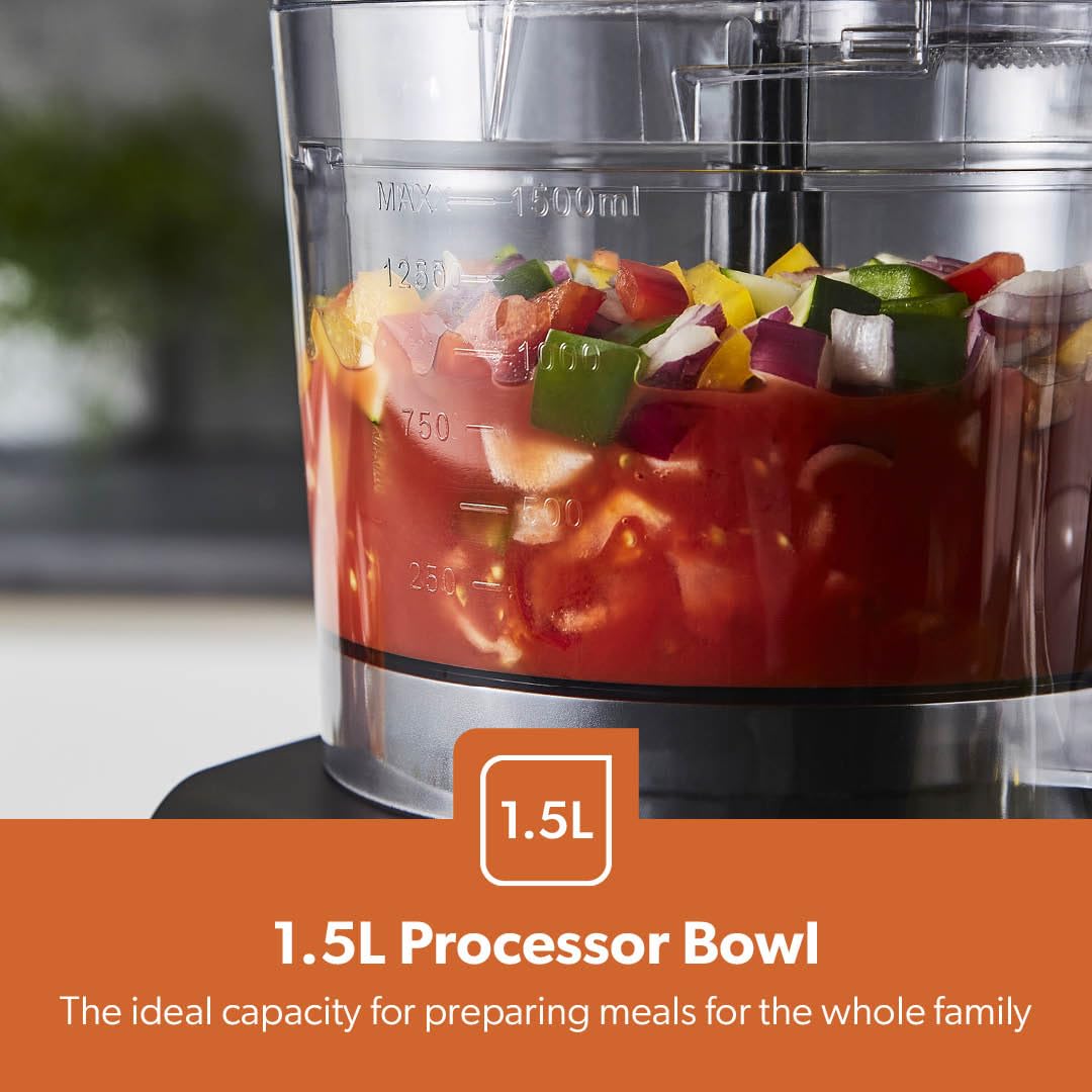 Geepas Food Processor 1200W 1.2L Stainless Steel Bowl