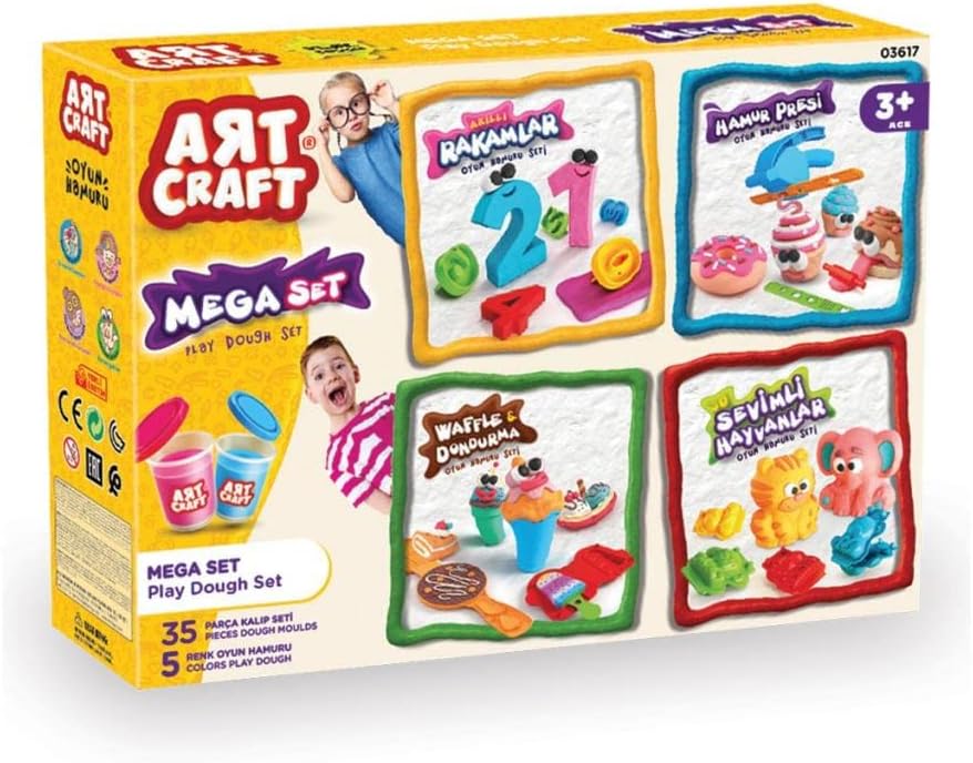 طقم صلصال ضخم للفنون والحرف – DEDE Toys