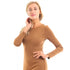ESLA Long-sleeved Dress Dark Beige - Safqqa Egypt