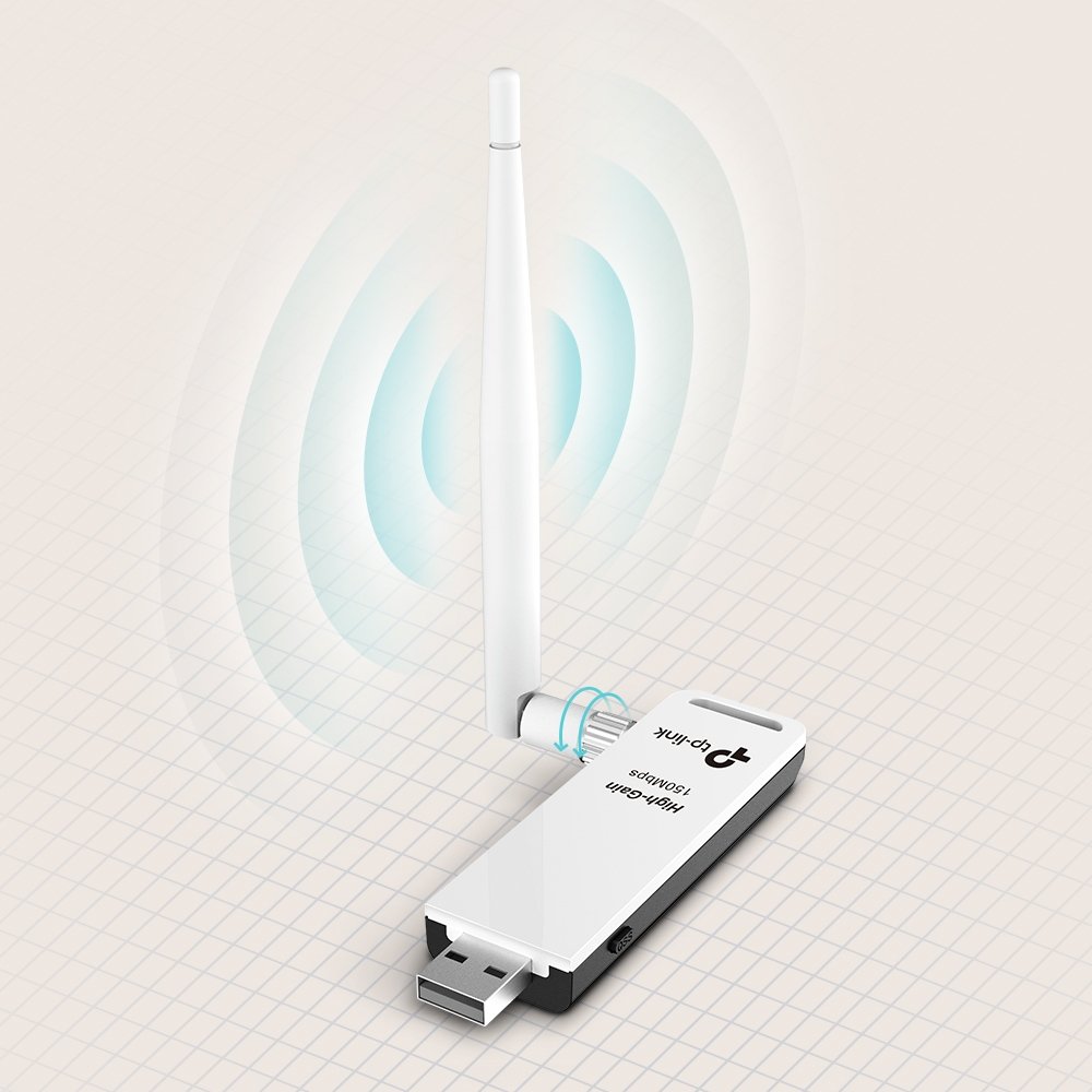 TP-LINK TL-WN722N IEEE 802.11n USB - Wi-Fi Adapter