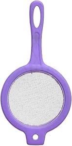 Generic Plastic Medium Strainer With Plastic Handel And Easy To Use For Kitchen • Ideal for straining vegetables, fruits, and pasta - Safqqa