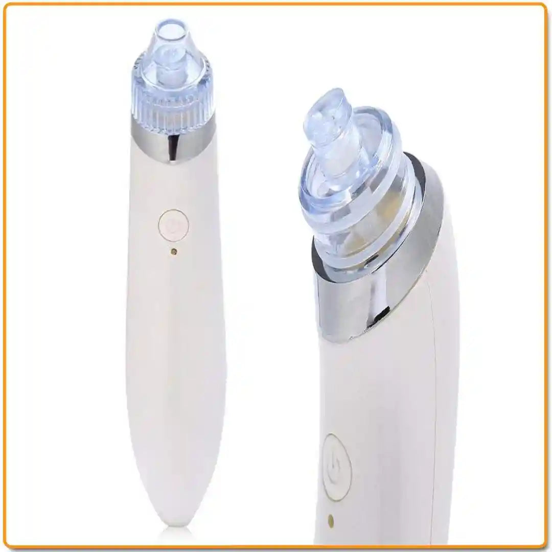 black head vacuum acne cleaner pore remover skin facial cleanser care XN-8030 - white - Safqqa Egypt
