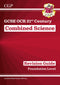 كتاب مراجعة شامل في العلوم المدمجة للمرحلة الثانوية، من إصدارات CGP Books ، ومخصص لمستوى الأساس. يغطي جميع الموضوعات المطلوبة وفق منهج العلوم الحديث
