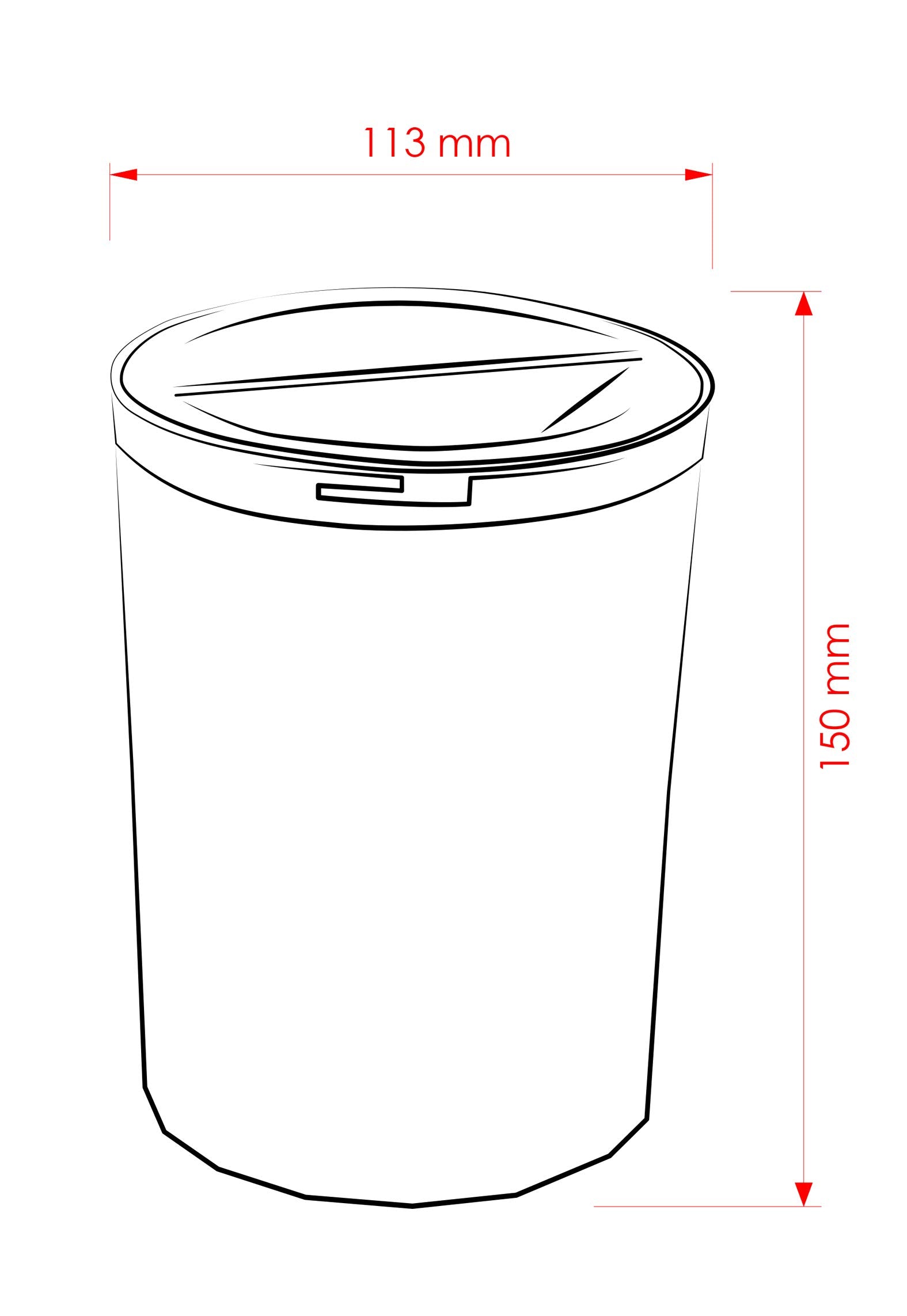 Mintra Plastic Jar with Lock Lid 1.2L – Kitchen & Food Storage