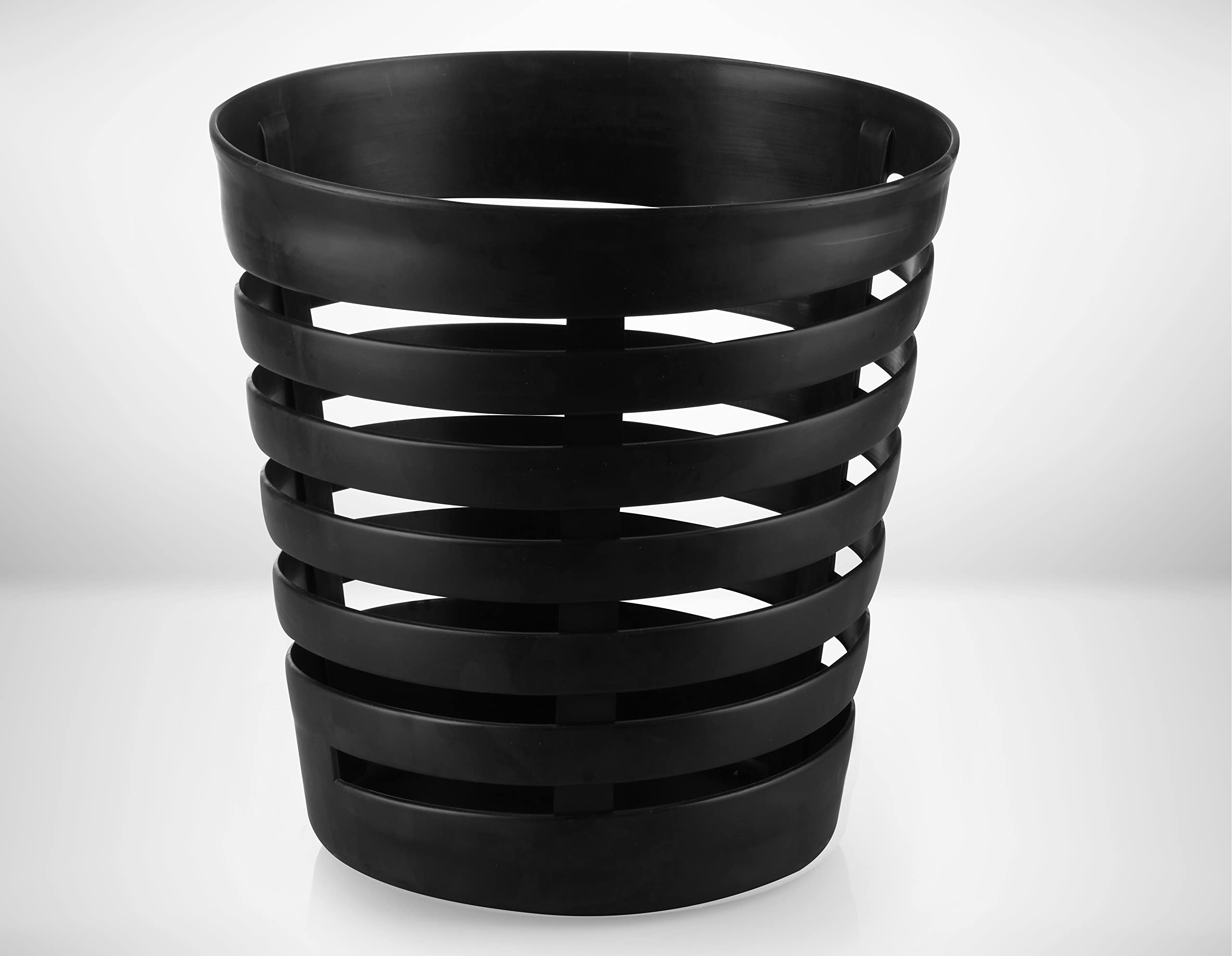 Max Plast Plastic Waste Bin ,Black - Safqqa