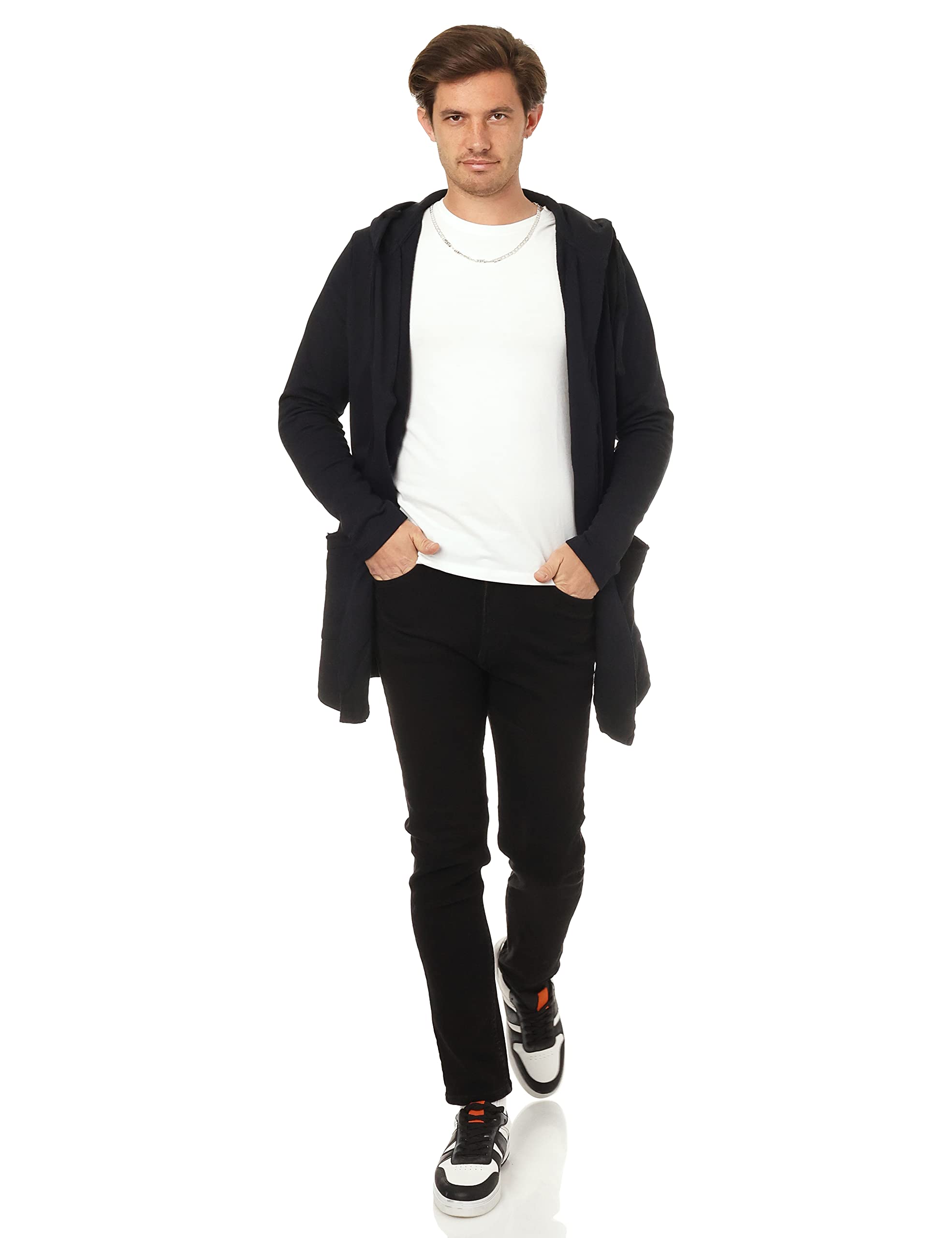 Town Team Long Sleeves Jacket For Men,Side pockets for functionality and a clean look.
