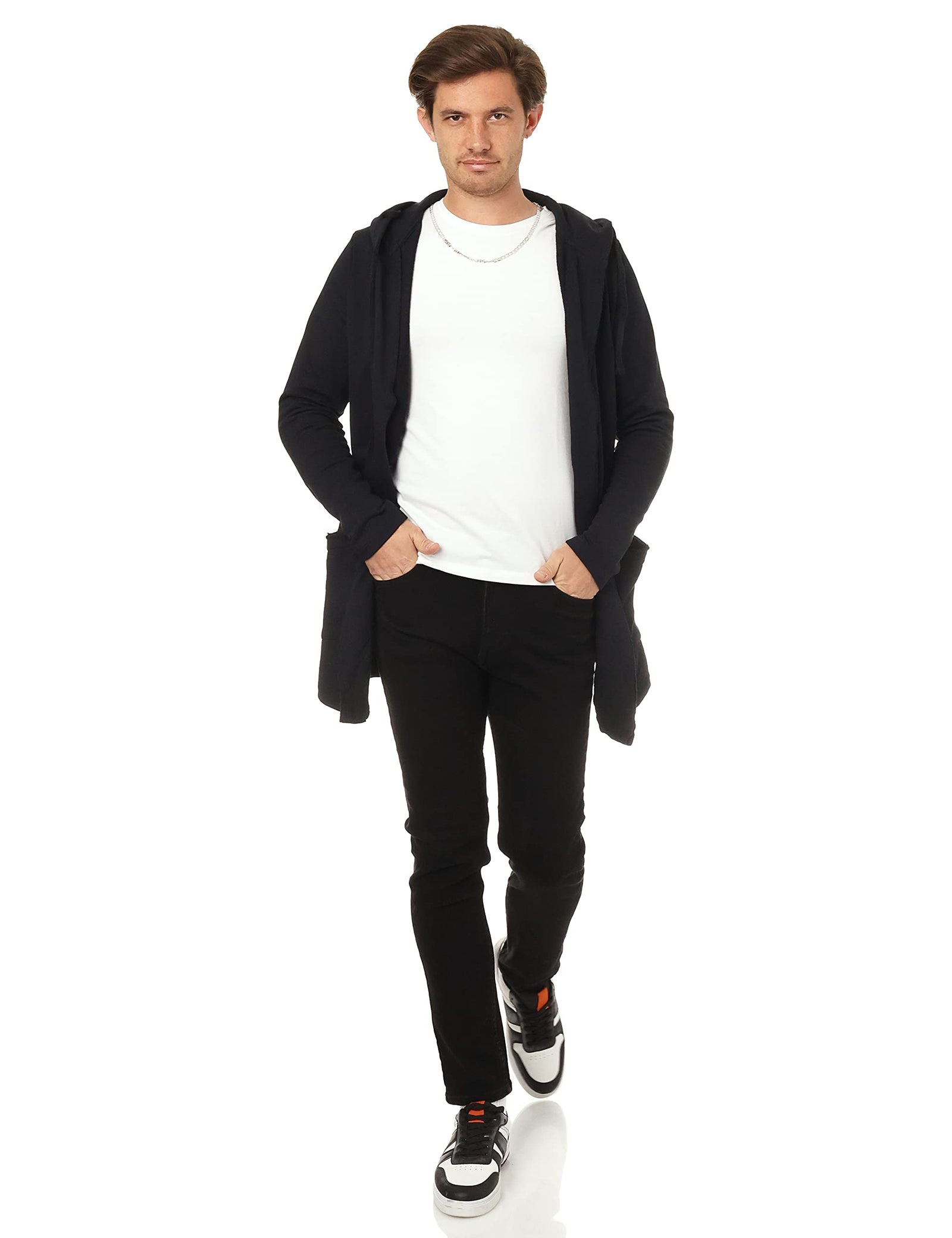 Town Team Long Sleeves Jacket For Men,Side pockets for functionality and a clean look.