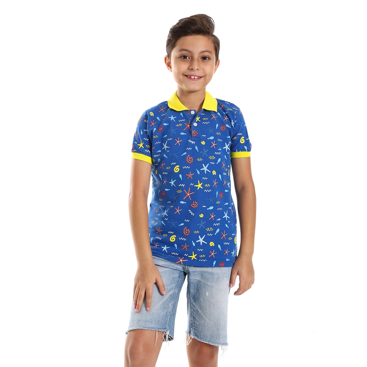 Andora Boys Figure-35S23B30302 Polo Shirt - Safqqa Egypt
