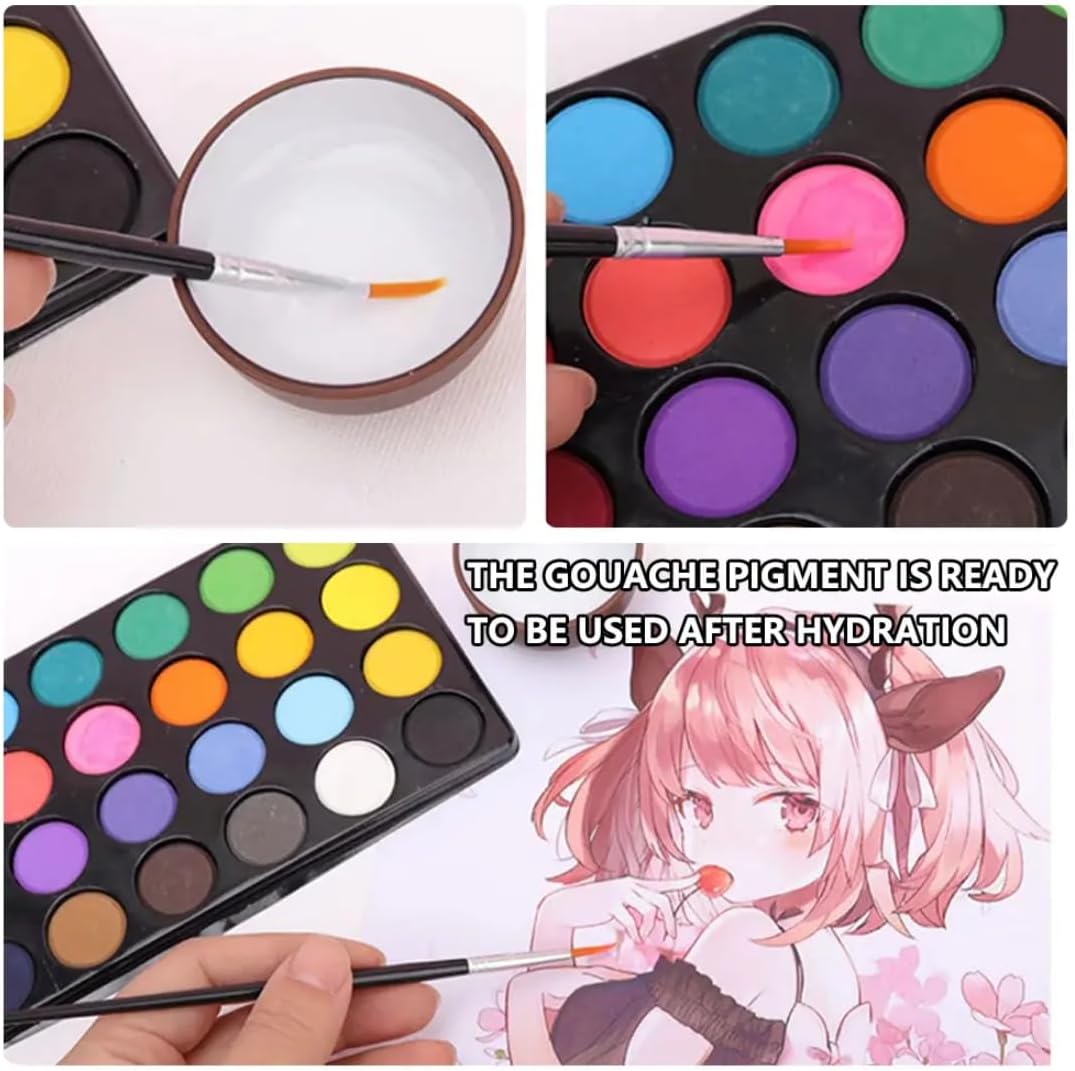 مجموعة أدوات رسم للأطفال – 145 قطعة بطبقتين مع حقيبة ألومنيوم