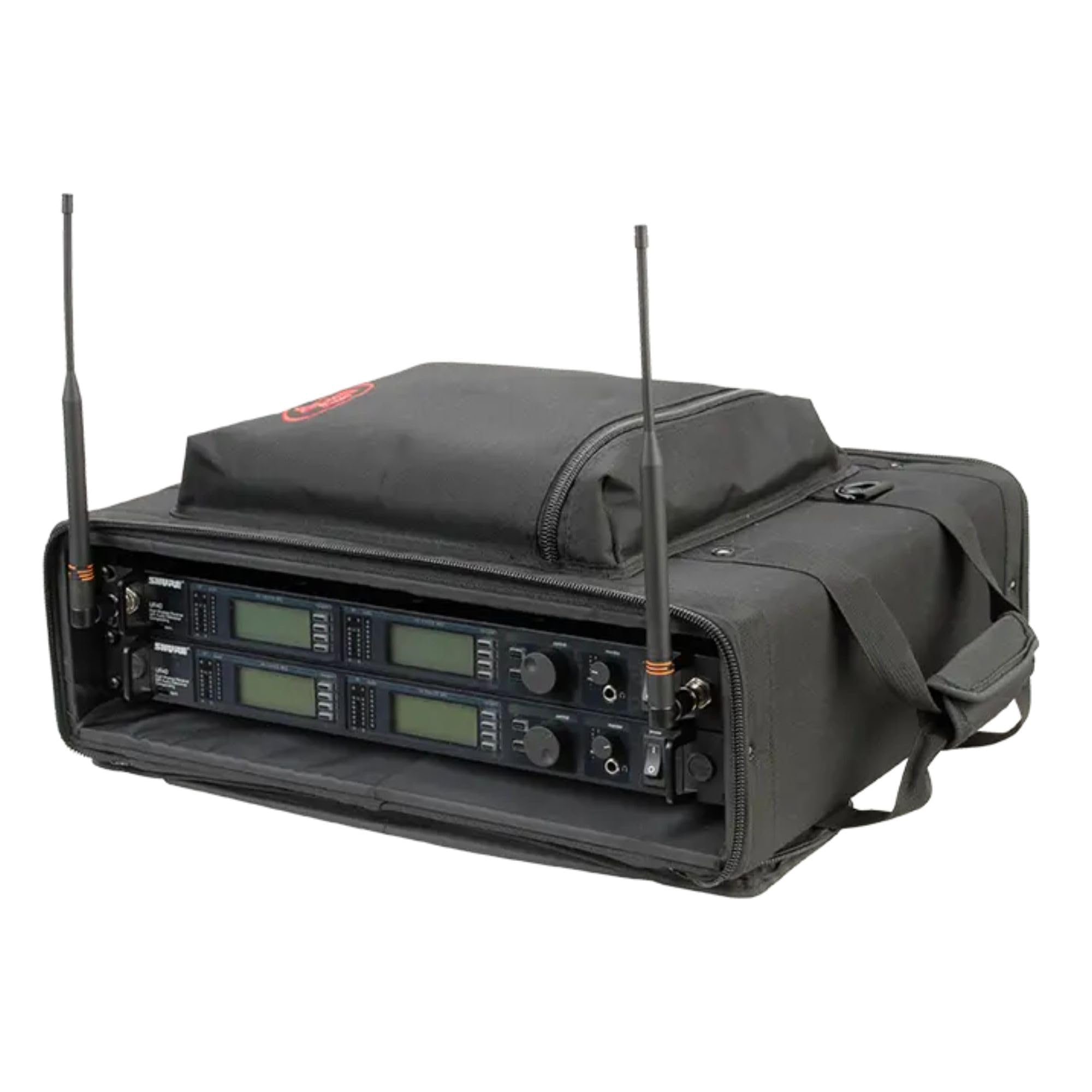 Skb Two Space Soft Rack Case, 2U Size, Black